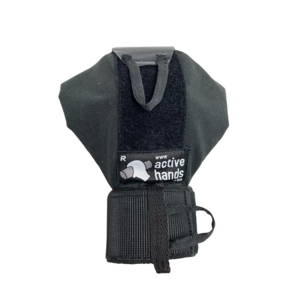 single black gripping aid glove